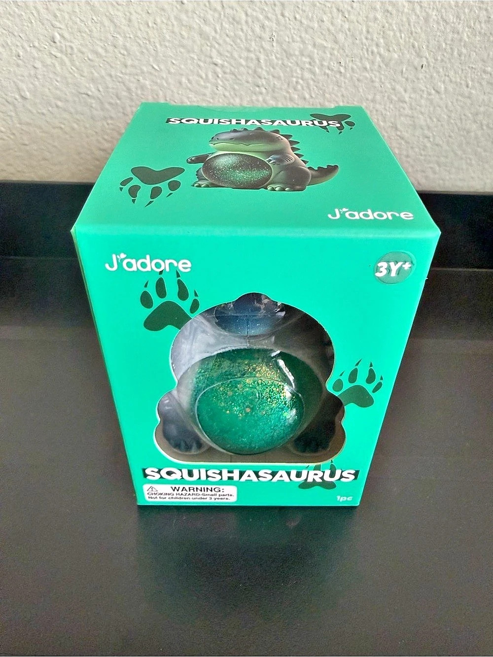 J'adore Squishasaurus Green Squishy Dinosaur Toy NWT - DSG